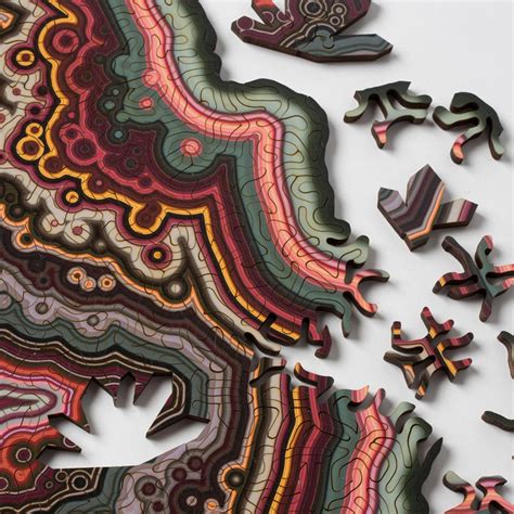 Puzzle With Unique Shaped Pieces .